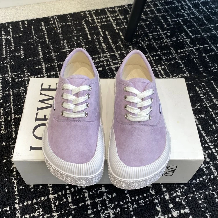 로에베 라고 레이스업 스웨이드