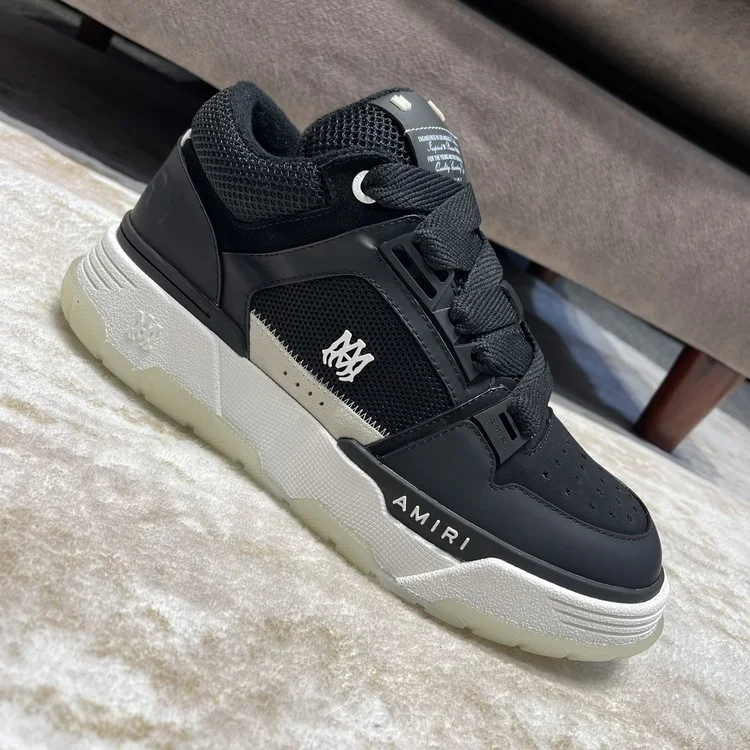 아미리 MA 1 레더 메쉬 스니커즈