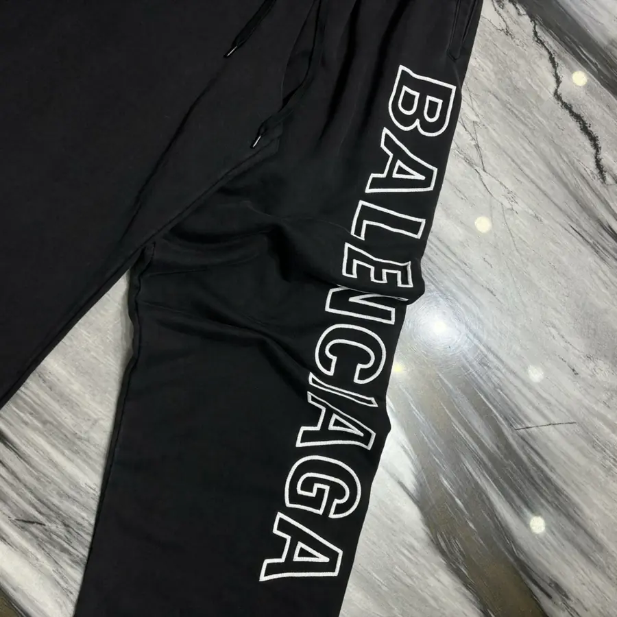 발렌시아가 프린팅 라이트 나일론 트랙팬츠