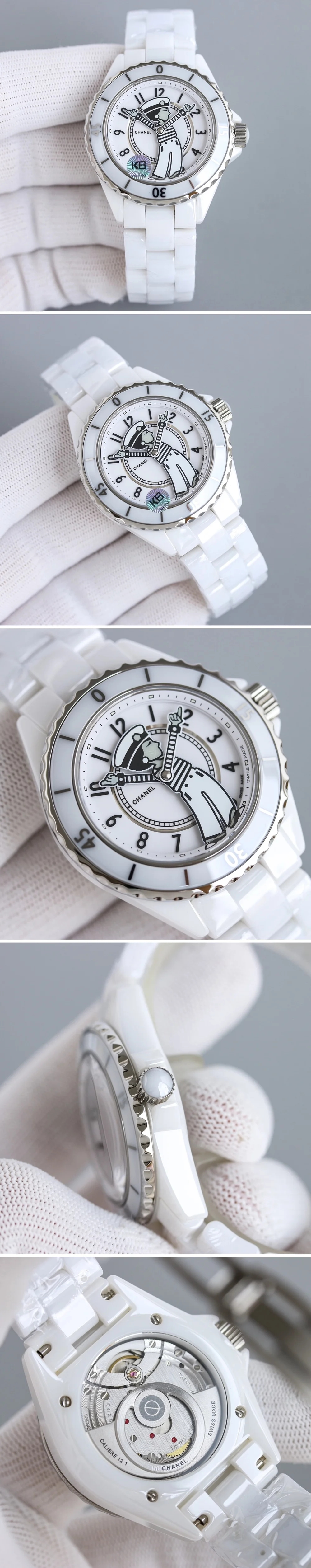 샤넬 24SS 마드모아젤  J12 라 파우자 38 MM