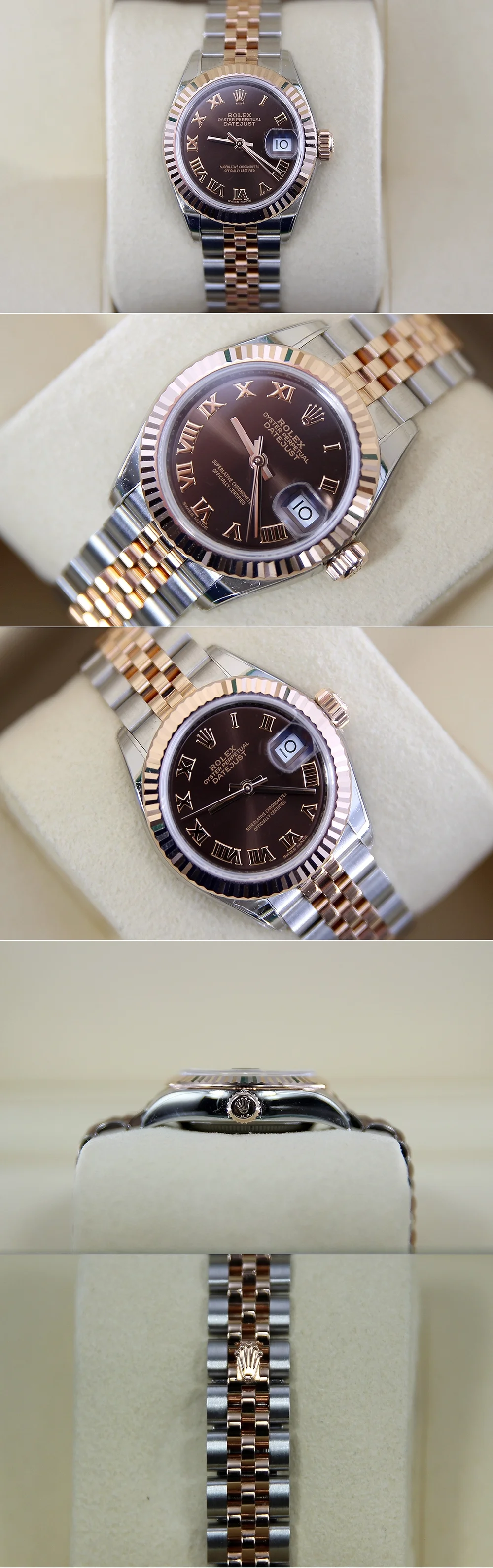 롤렉스 데이저스트 31mm 초콜릿 로만 오이스터