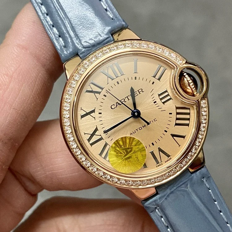 까르띠에 발롱 블루 골드 다이야