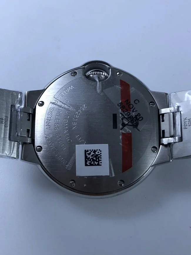 까르띠에 발롱블루 드 33mm 핑크다이얼