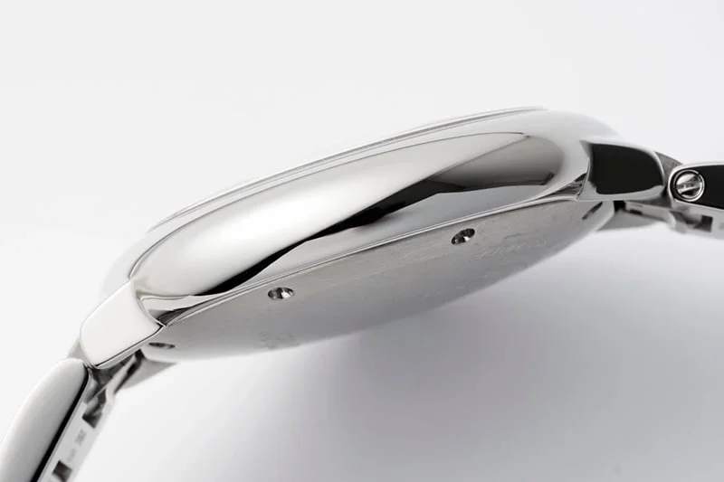 까르띠에 발롱 블루 스틸 블루 실버 선레이 다이얼