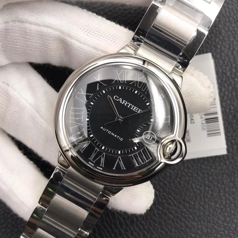 까르띠에 발롱 블루 드 워치 블랙 다이얼