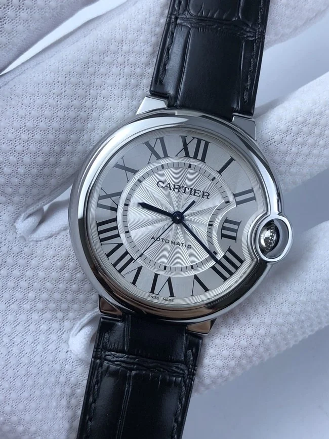 까르띠에 발롱블루 드 36mm 가죽스트랩