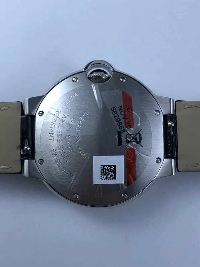 까르띠에 발롱블루 드 36mm 가죽스트랩