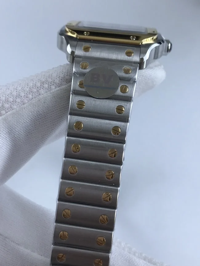 까르띠에 산토스 35mm 미디움 옐로우 골드