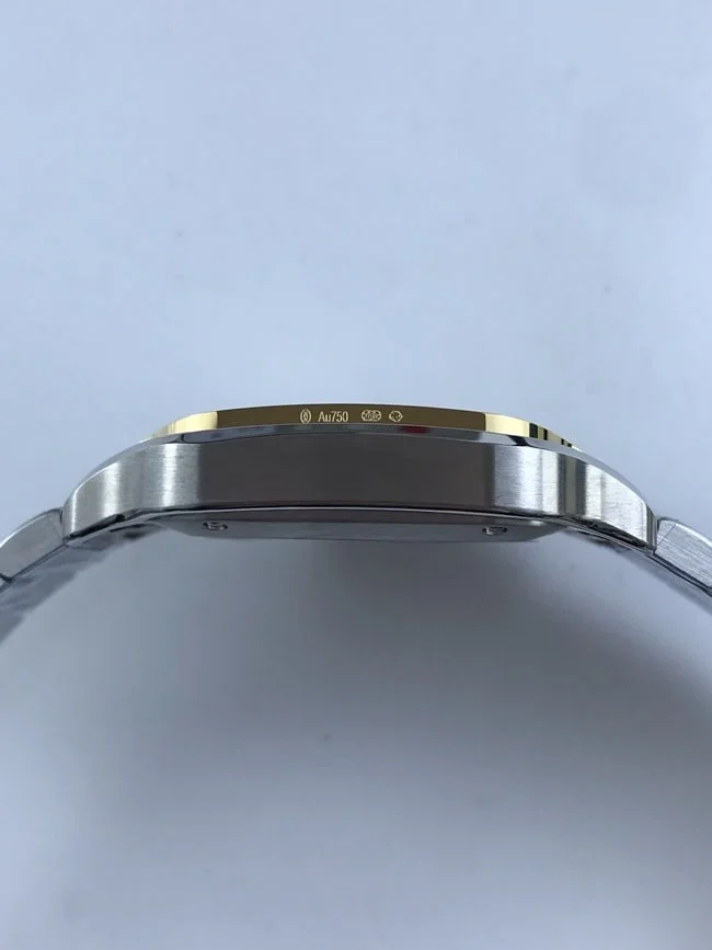 까르띠에 산토스 35mm 미디움 옐로우 골드