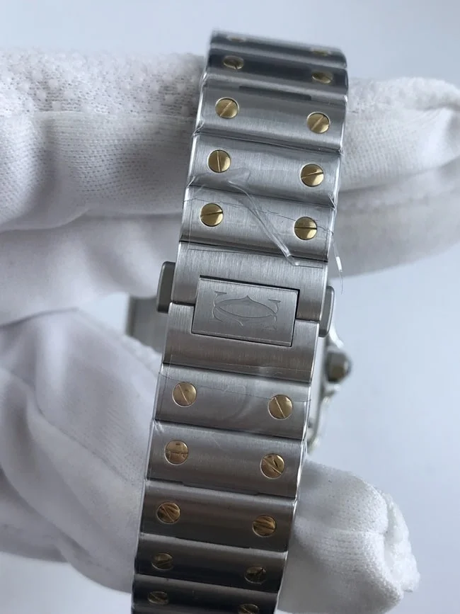 까르띠에 산토스 35mm 미디움 옐로우 골드