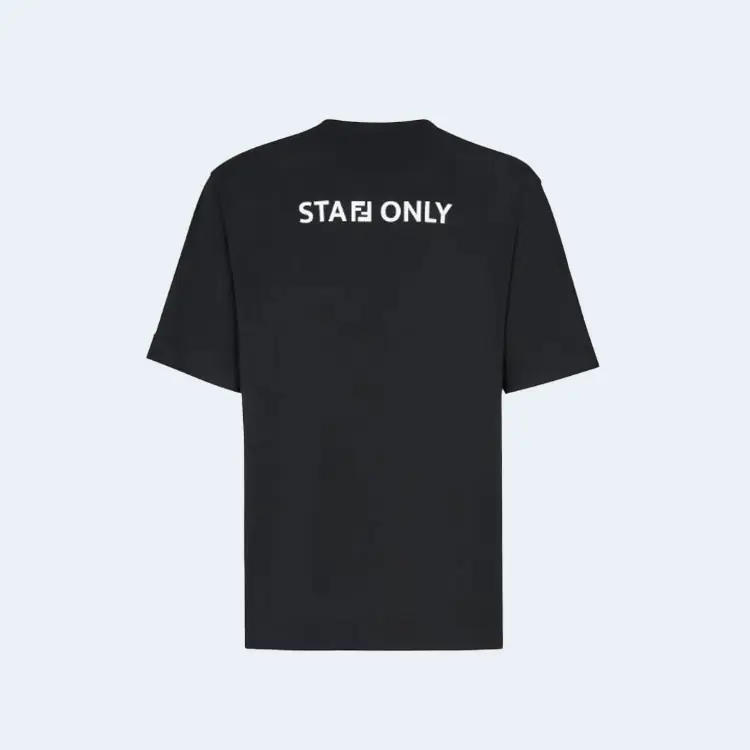 펜디 스태프온리 클래식 티셔츠 블랙