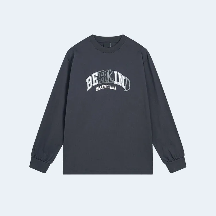 발렌시아가 BERKIND 로고 스웨트셔츠
