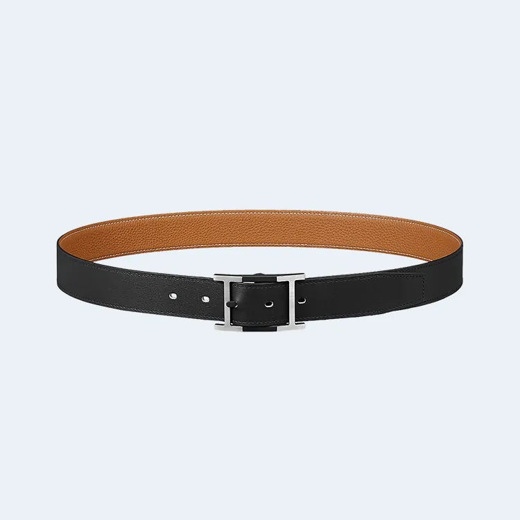 에르메스 네오 탄뎀 리버서블 브라운 벨트 32mm