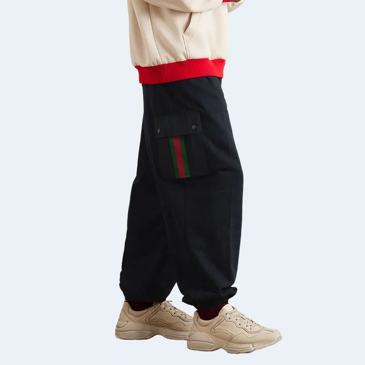 구찌 사이드 스트라이프 트랙 팬츠