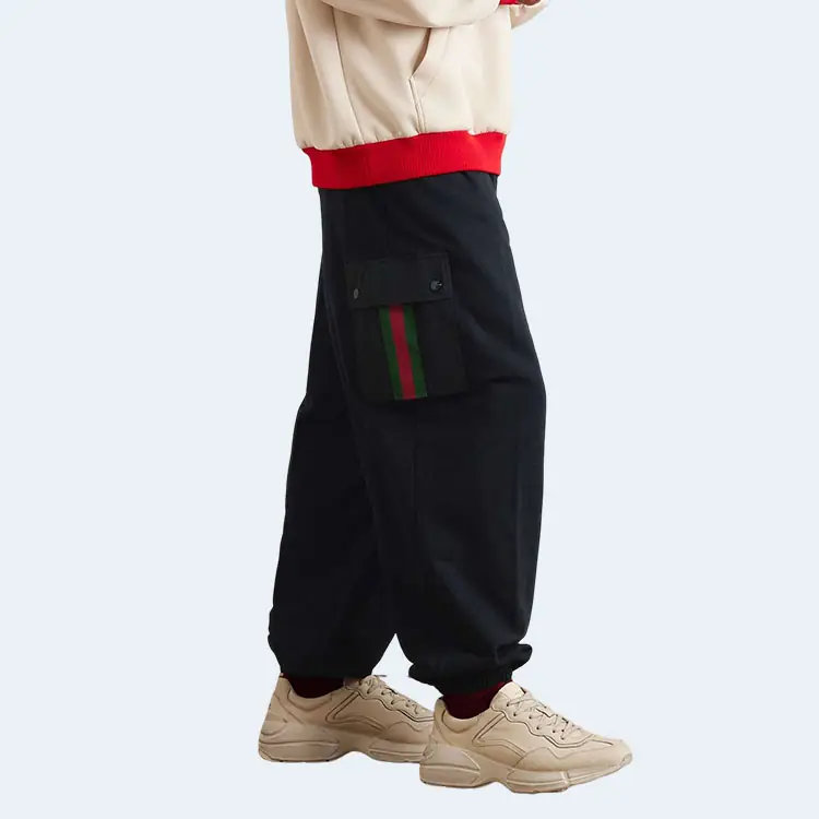구찌 사이드 스트라이프 트랙 팬츠