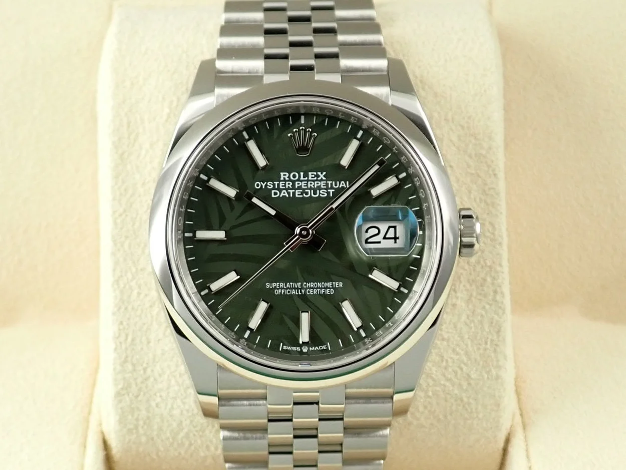 롤렉스 데이저스트 스테인리스 스틸 다이얼