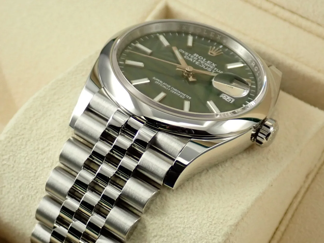 롤렉스 데이저스트 스테인리스 스틸 다이얼