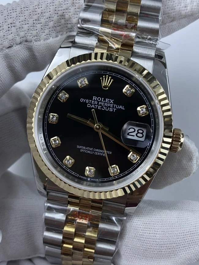 롤렉스 데이저스트 36mm 다이아 옐로우 콤비