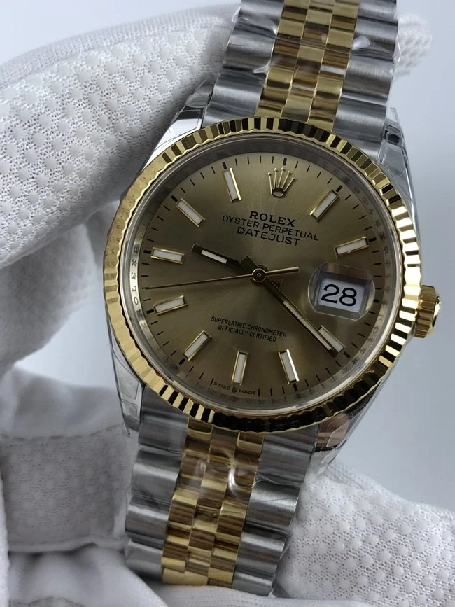 롤렉스 데이저스트 36mm 샴페인 다이얼