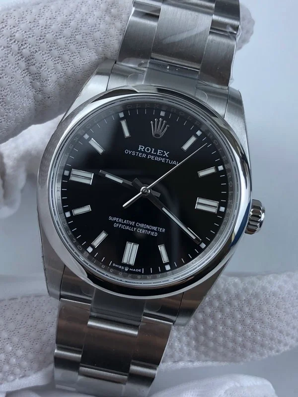 롤렉스 오이스터 퍼페츄얼 36mm 브라이트 블랙