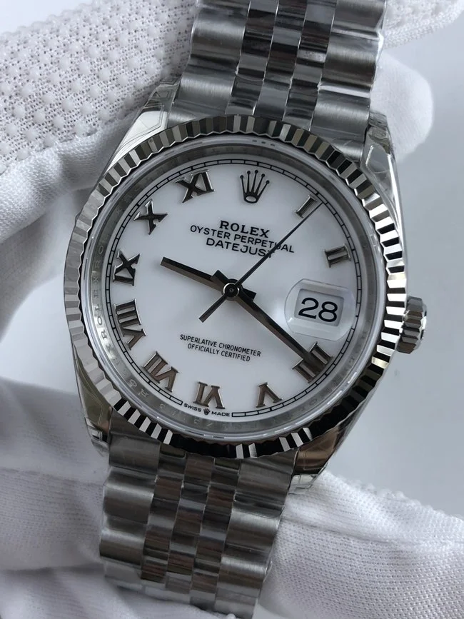 롤렉스 데이저스트 36mm 화이트 로만