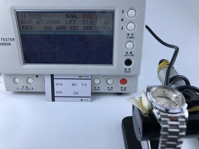 롤렉스 데이데이트36mm 실버 텐포인트 인덱스