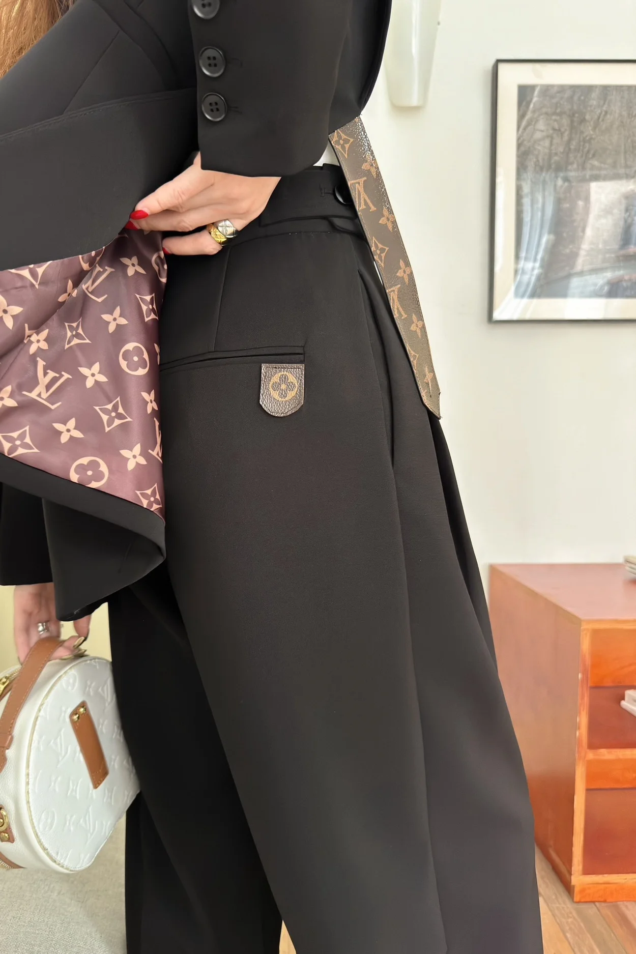 루이비통 테일러드 팬츠