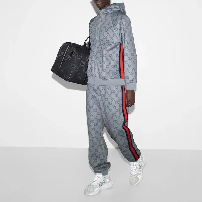 구찌 웹 점보 GG 조깅 팬츠