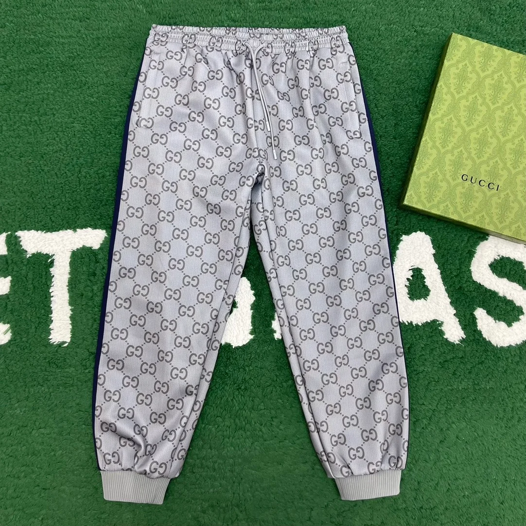 구찌 웹 점보 GG 조깅 팬츠