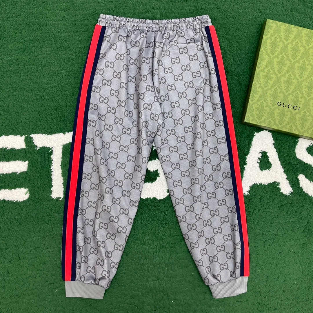구찌 웹 점보 GG 조깅 팬츠