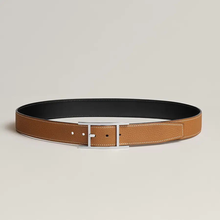에르메스 쿠엔틴 리버서블 벨트 브라운 32mm