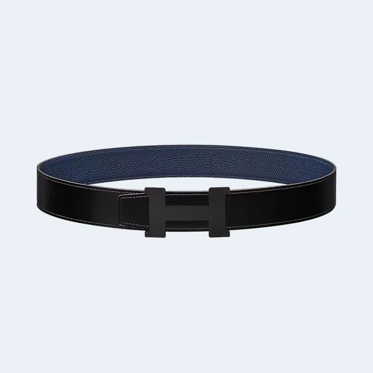 에르메스 콘스탄스 리버서블 블루 벨트 38mm