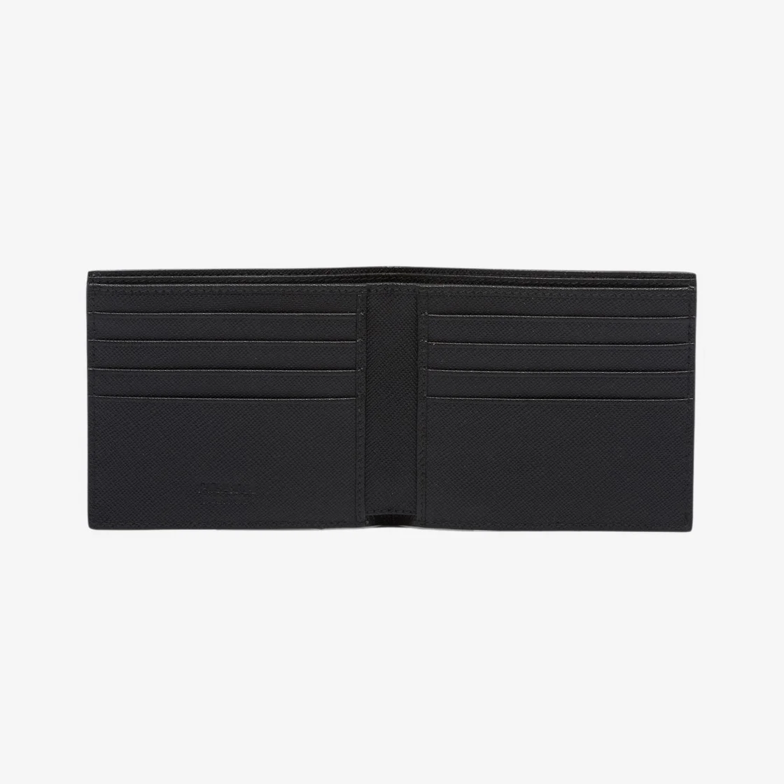 프라다 사피아노 레더 지갑 블랙