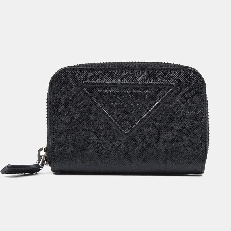 프라다 사피아노 로고 카드지갑