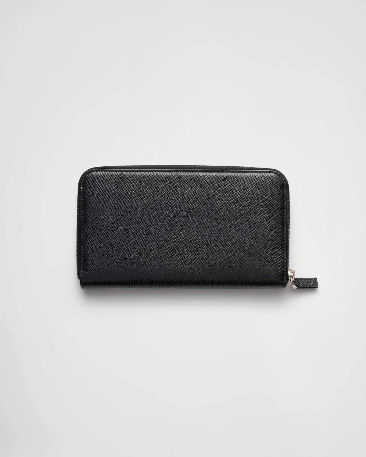 프라다 사피아노 실버 삼각로고 지퍼지갑