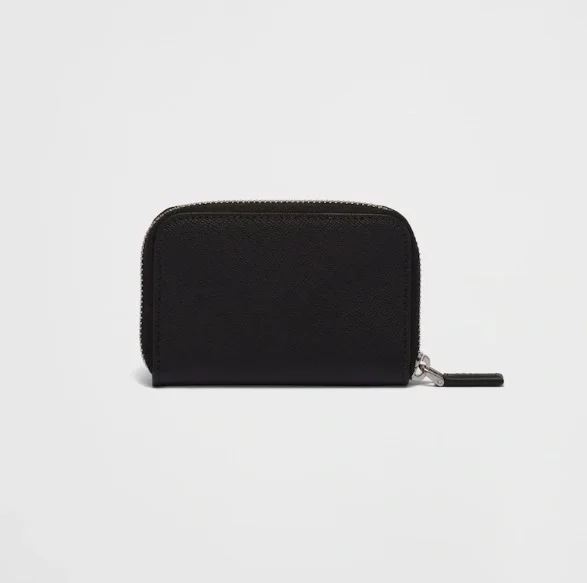 프라다 사피아노 동전 지갑 블랙