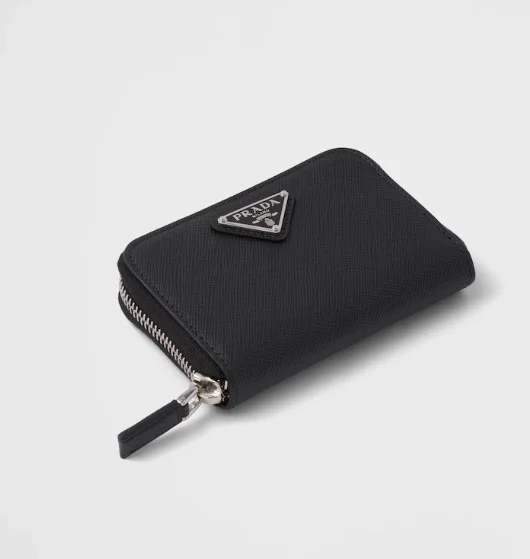 프라다 사피아노 동전 지갑 블랙