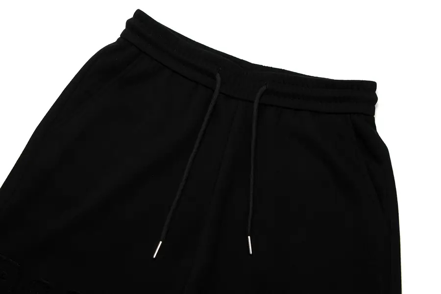 발렌시아가 하드웨어 로고 쇼츠 블랙