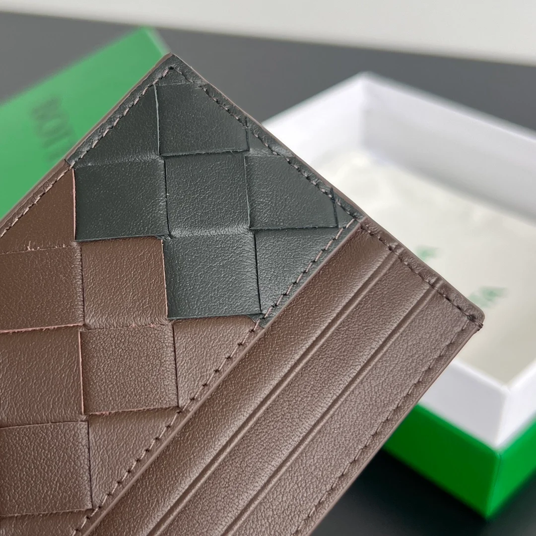 보테가 베네타 인트레치아토 블럭 카드 지갑