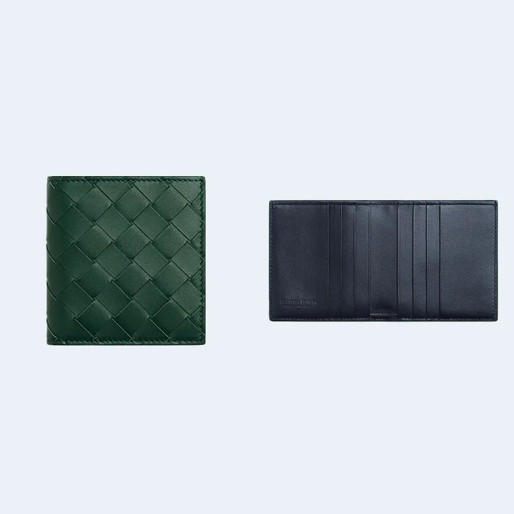보테가 베네타 인트레치아토 슬림 폴더 지갑