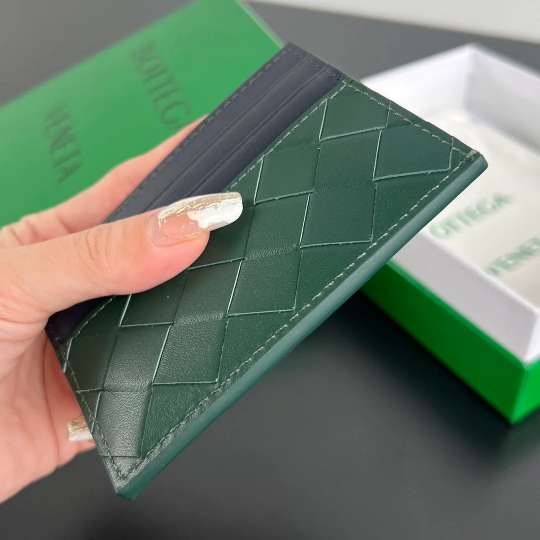 보테가 베네타 인트레치아토 투톤 카드지갑