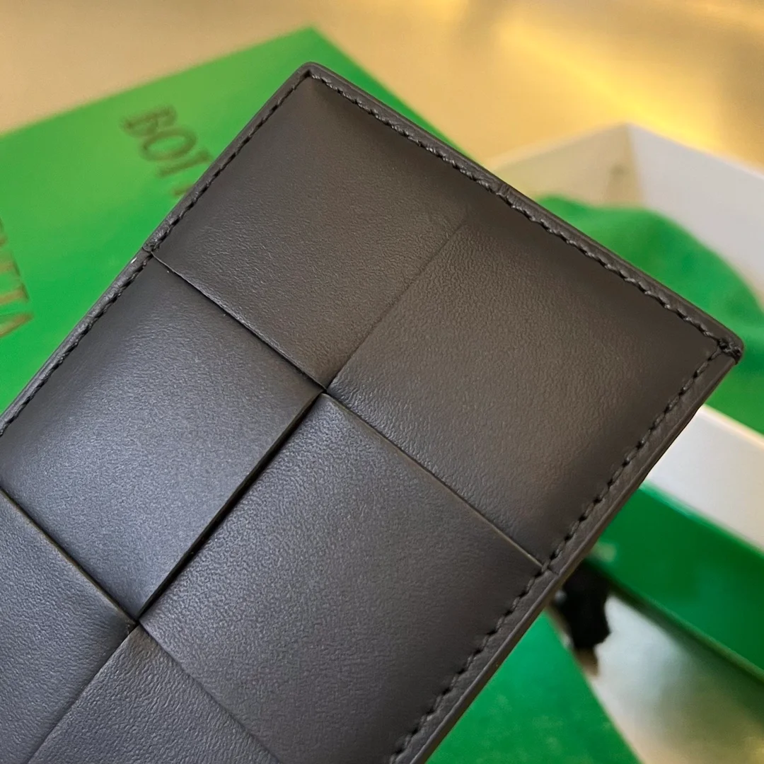 보테가 베네타 카세트 크레딧 카드지갑 블랙