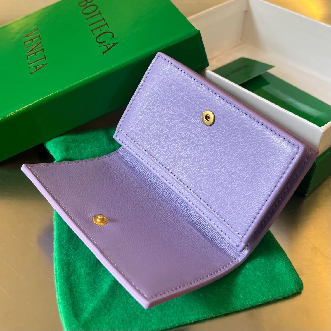 보테가 베네타 램스킨 카세트 명함 케이스