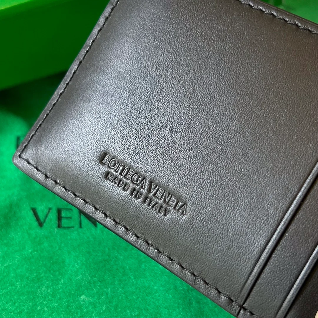 보테가 베네타 내추럴 스티치 카세트 카드케이스 블랙