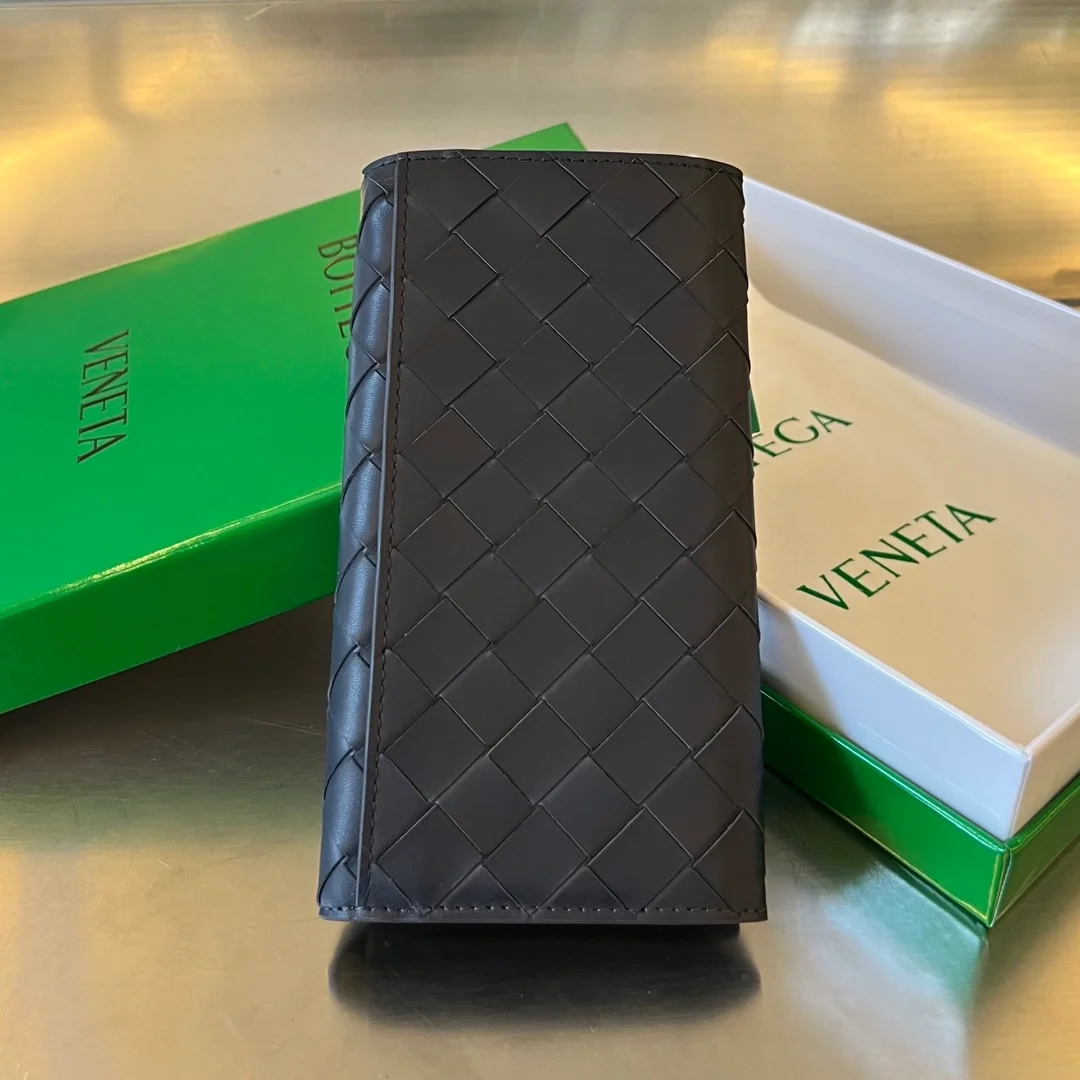 보테가 베네타 폴렌 장지갑 스페이스 네이비
