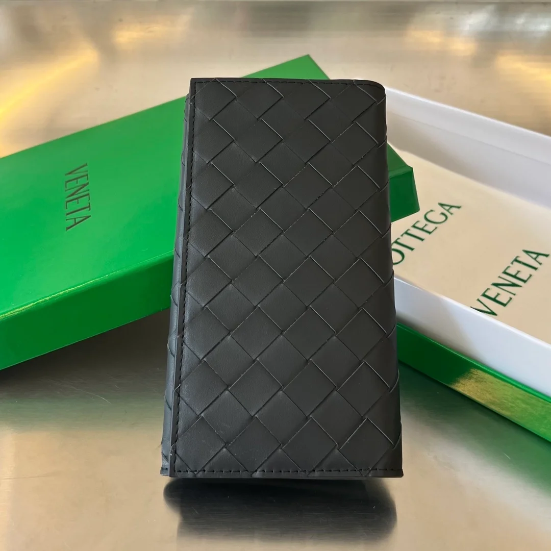 보테가 베네타 인트레치아토 장지갑 블랙
