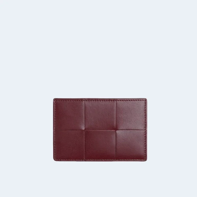보테가 베네타 카세트 카드케이스 버건디
