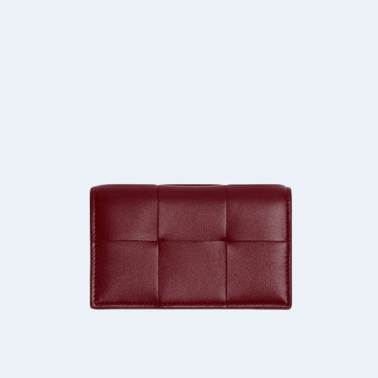 보테가 베네타 명함케이스 보르도 버건디