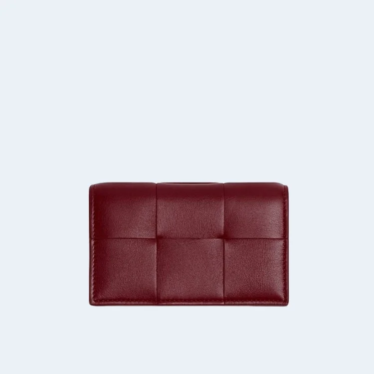 보테가 베네타 명함케이스 보르도 버건디