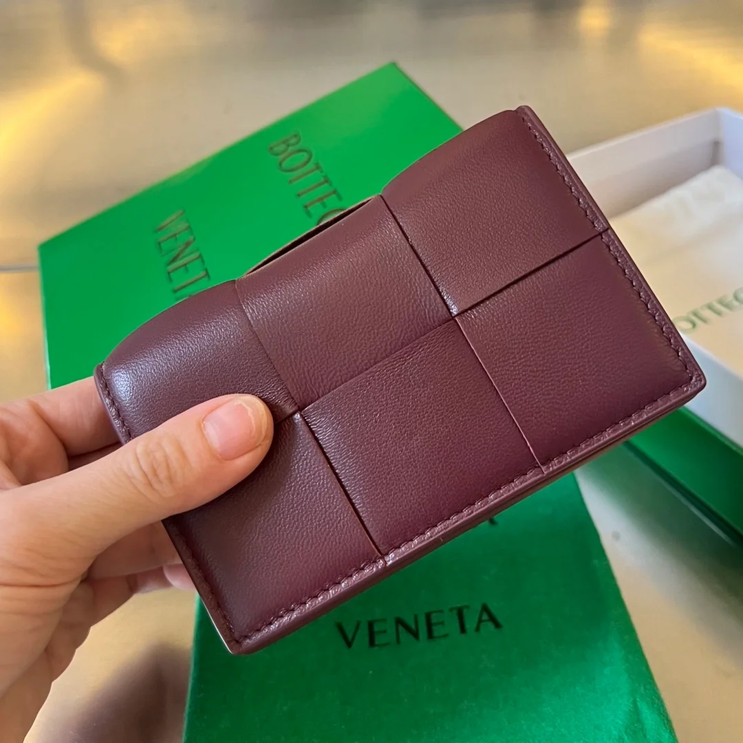 보테가 베네타 명함케이스 보르도 버건디